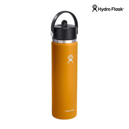 Hydro Flask Wide Mouth Flex Straw Cap 24 oz FOSSIL
