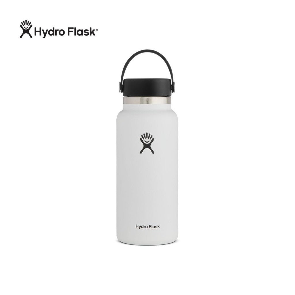 Hydro Flask Wide Mouth Flex Cap 32 oz WHITE