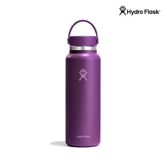 Hydro Flask Wide Mouth Flex Cap 40 oz Beachplum Purple