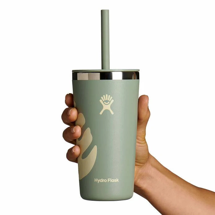 Hydro Flask All Around Tumbler Straw Lid 20 oz BOTANICAL BLISS AGAVE