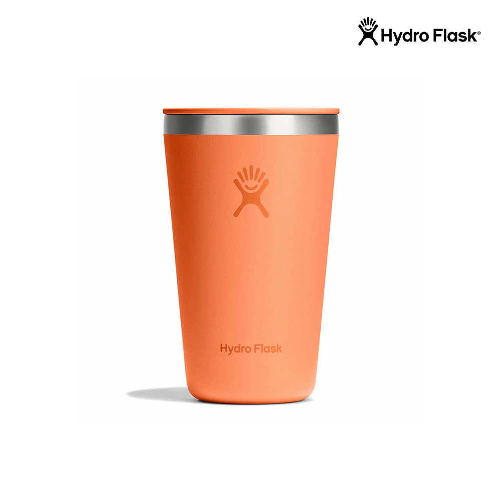 Hydro Flask All Around Tumbler Press In Lid 16 oz Nectar Orange