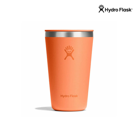 Hydro Flask All Around Tumbler Press In Lid 16 oz Nectar Orange