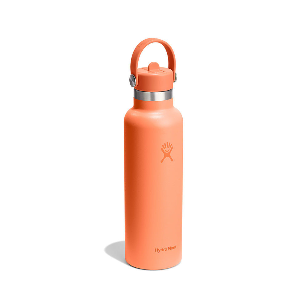 Hydro Flask Standard Mouth Flex Straw Cap Nectar Orange 21Oz