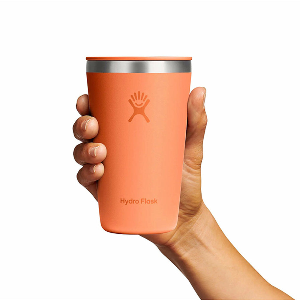 Hydro Flask All Around Tumbler Press In Lid 16 oz Nectar Orange