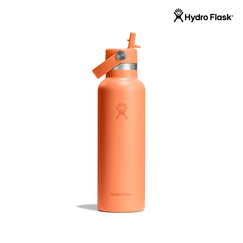 Hydro Flask Standard Mouth Flex Straw Cap Nectar Orange 21Oz