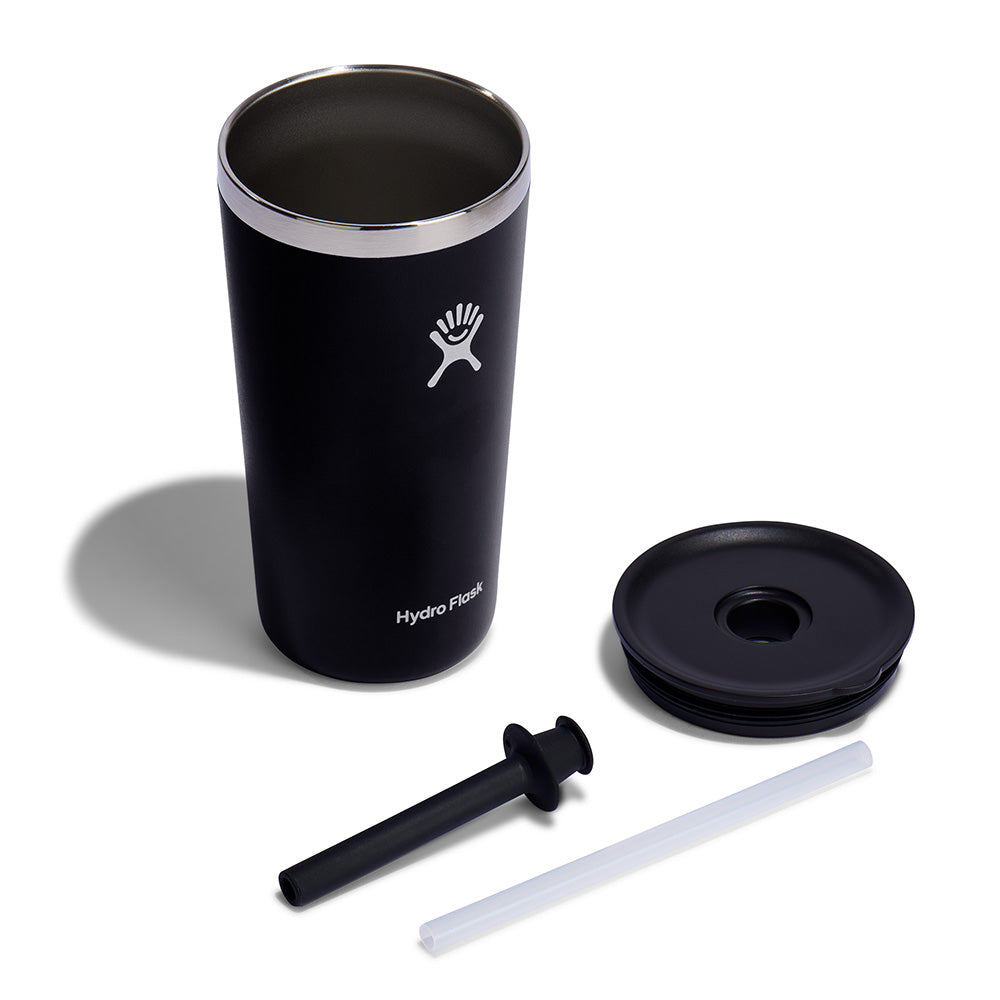 Hydro Flask All Around Tumbler Straw Lid 20 oz BLACK