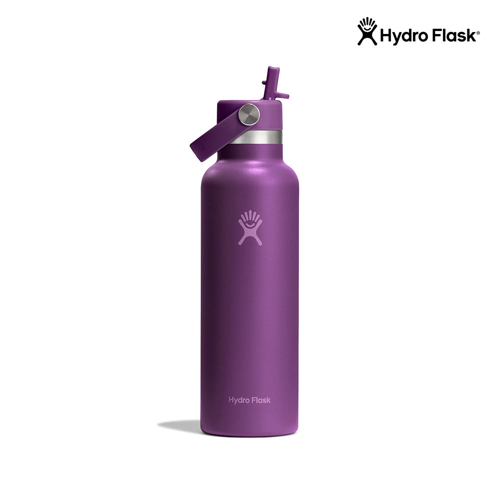 Hydro Flask Standard Mouth Flex Straw Cap 21 oz Beachplum Purple