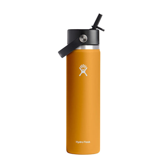 Hydro Flask Wide Mouth Flex Straw Cap 24 oz FOSSIL
